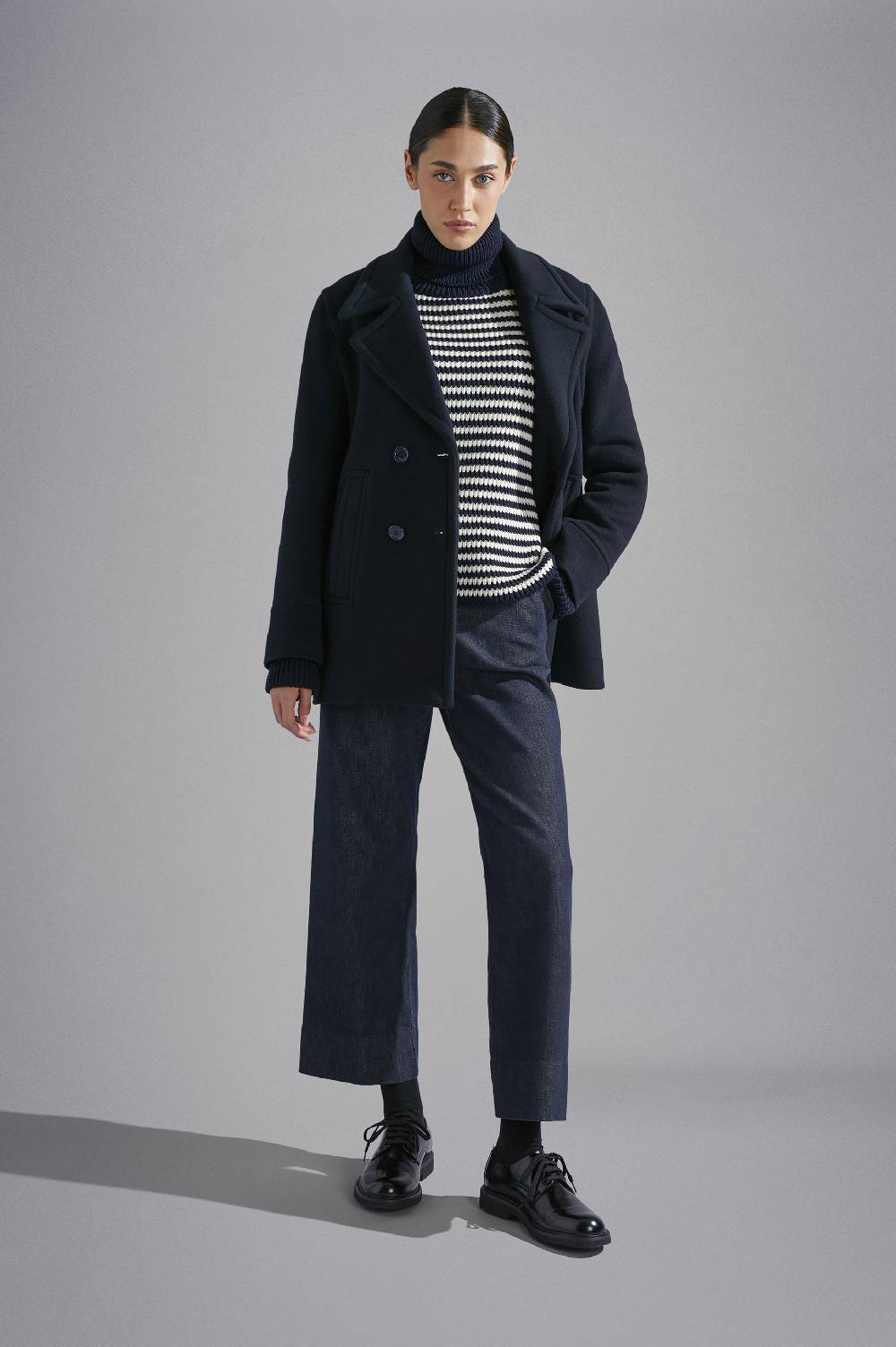 Paul & Shark Peacoat in Re-Wool Paul & Shark Consegna Veloce