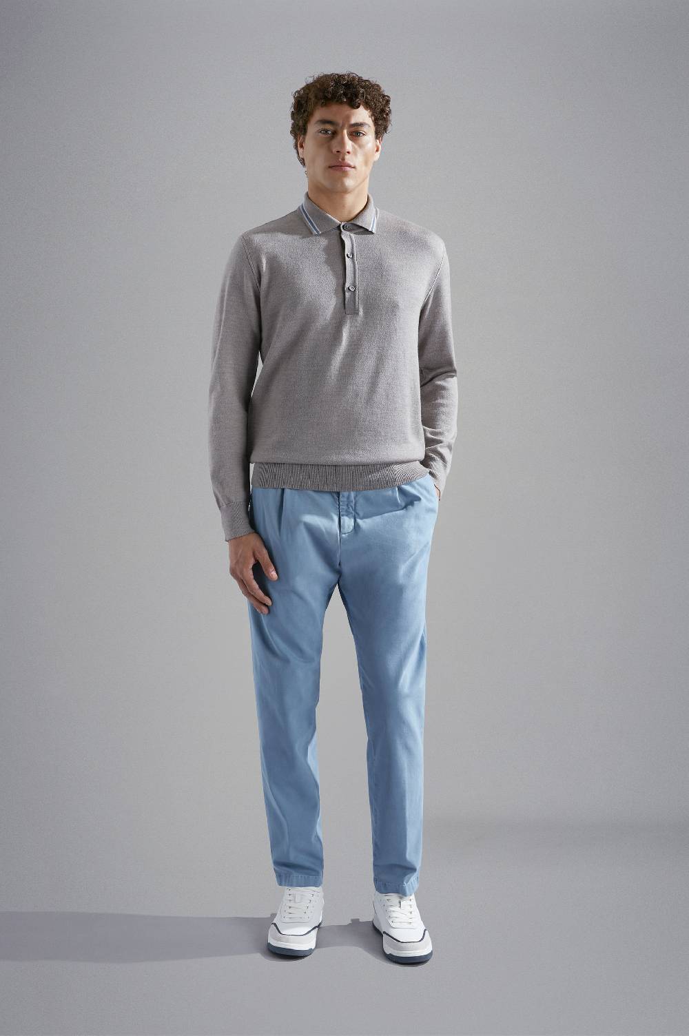 Paul & Shark Pantalone con coulisse in Soft Touch Twill Paul & Shark Presa