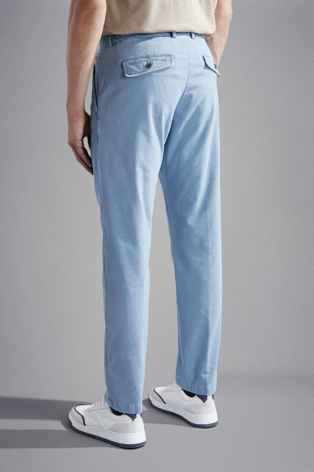 Paul & Shark Pantalone con coulisse in Soft Touch Twill Paul & Shark Presa