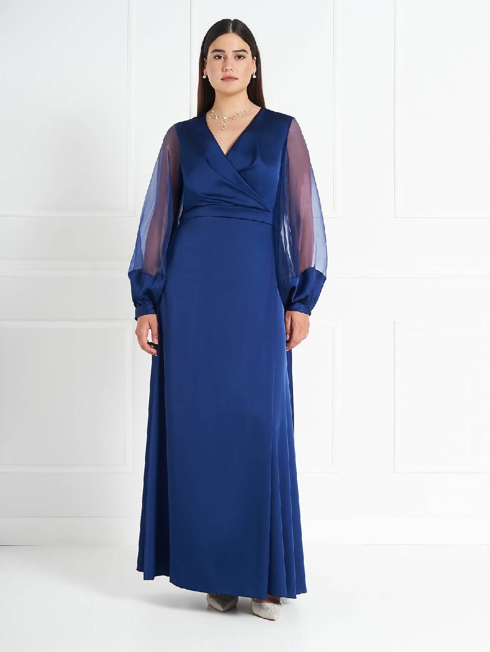 Rinascimento Abito Curvy atelier Blu Shopping Online