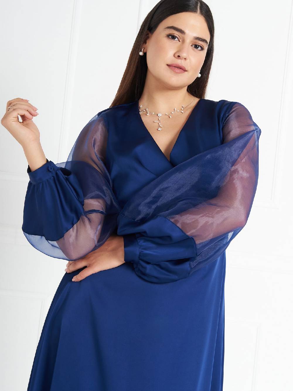 Rinascimento Abito Curvy atelier Blu Shopping Online