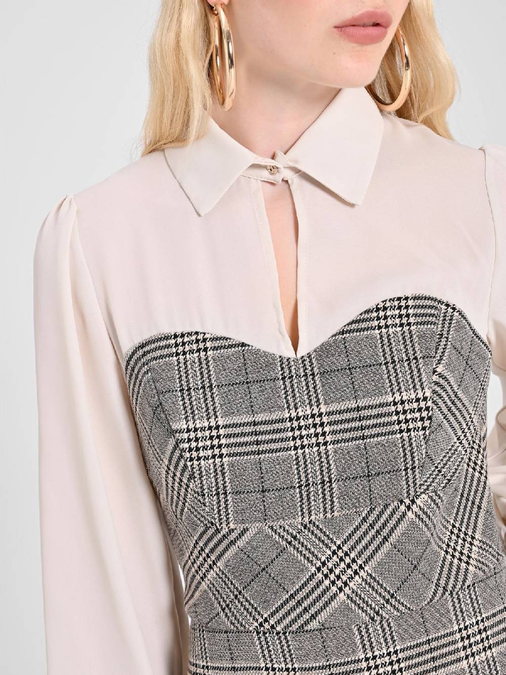 Rinascimento Abito Bustier Principe di Galles Sconto