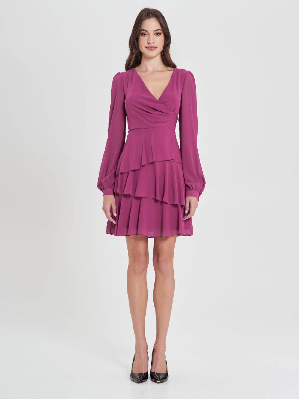 Rinascimento Abito Balzine Viola Magenta Outlet