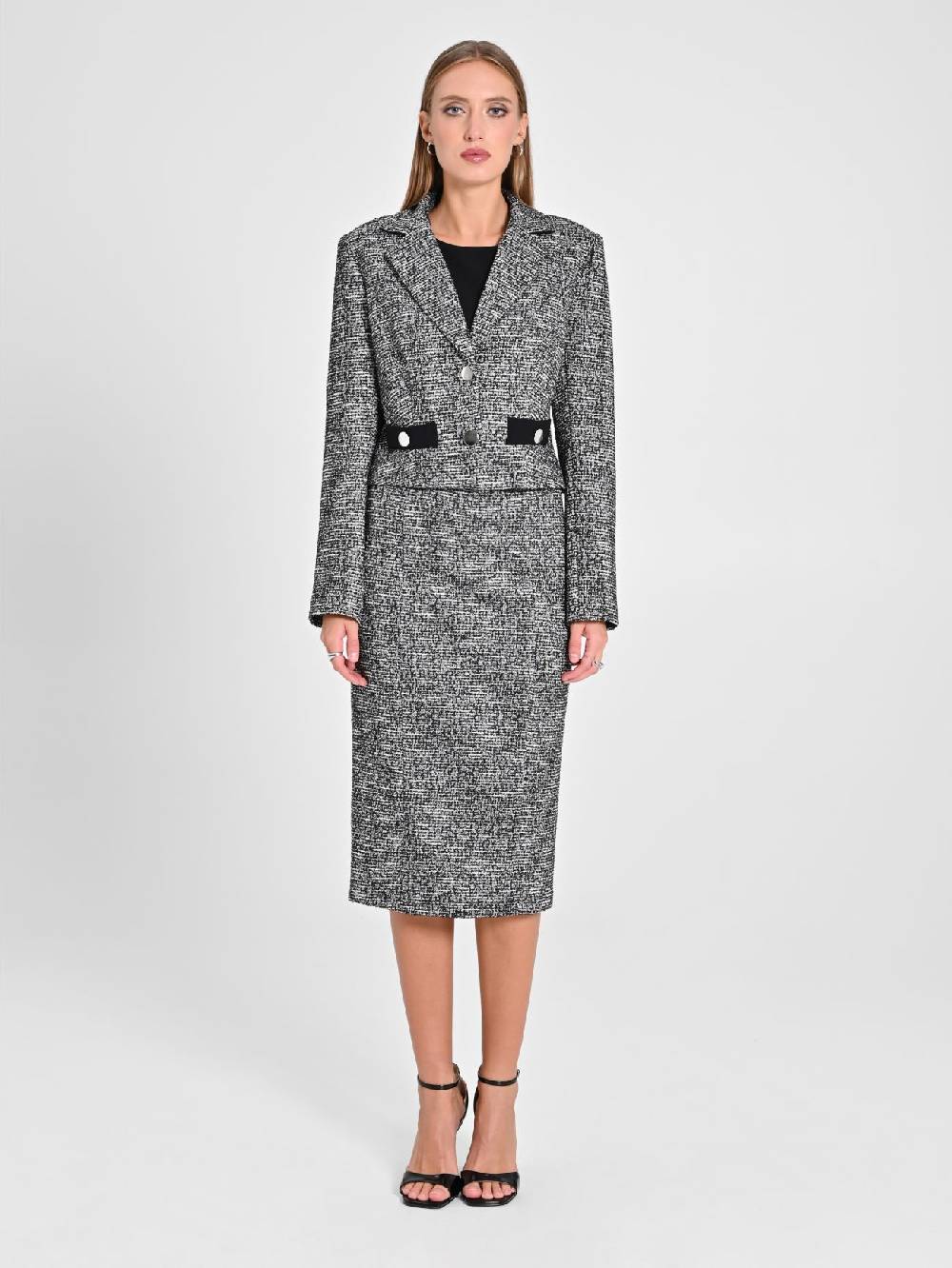 Rinascimento Giacca Tweed Lurex Negozio
