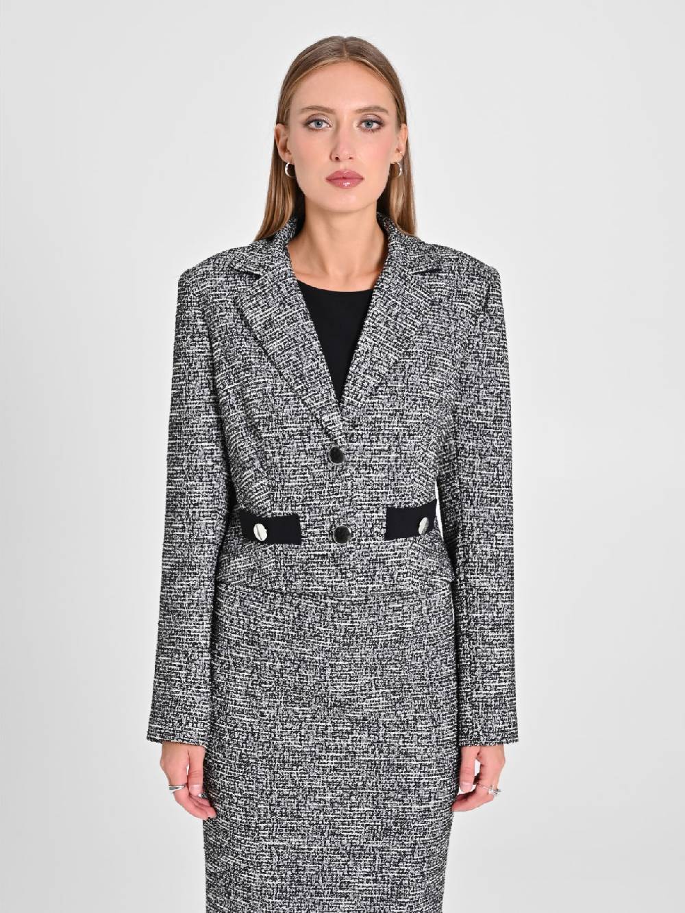 Rinascimento Giacca Tweed Lurex Negozio