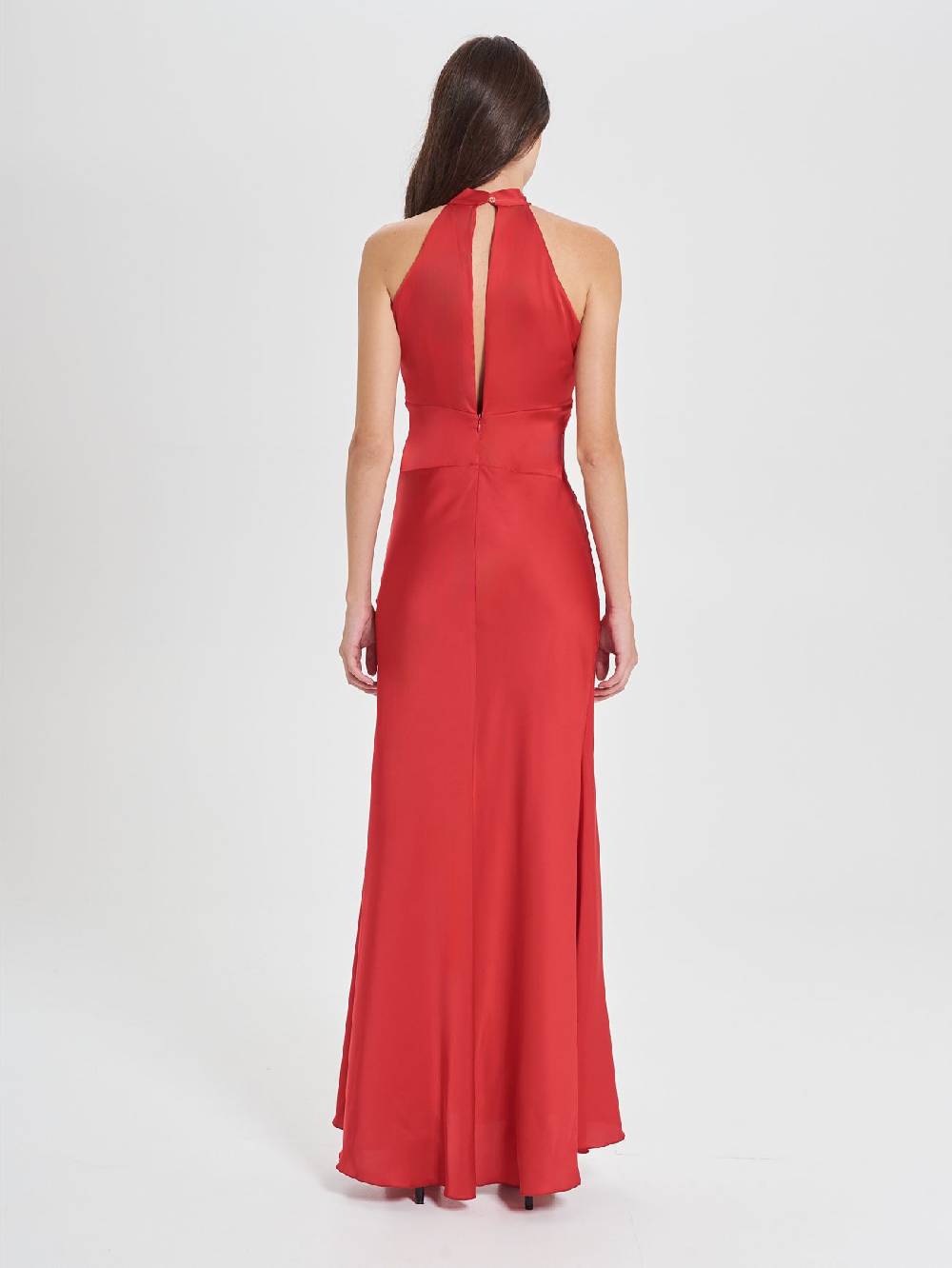 Rinascimento Abito Lungo Rosso Moda
