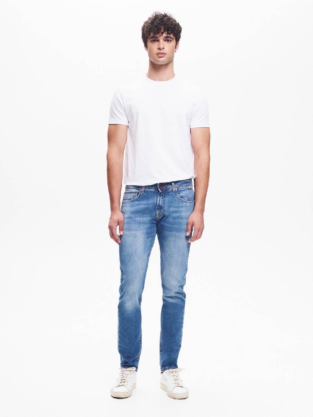 Rinascimento Jeans Slim-Fit Uomo Blu QB24 Negozi Online