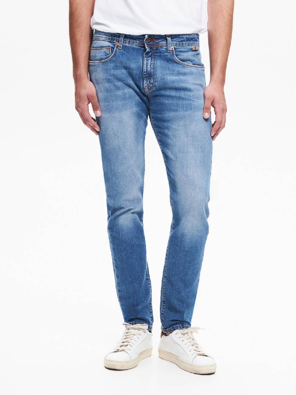 Rinascimento Jeans Slim-Fit Uomo Blu QB24 Negozi Online