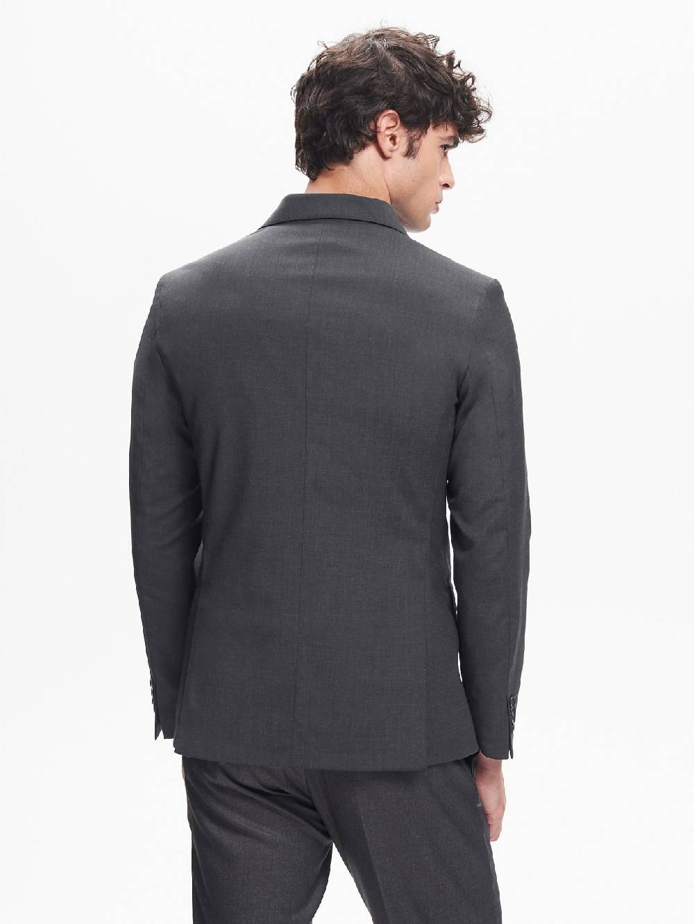 Rinascimento Giacca Doppiopetto Uomo Poliviscosa Antracite QB24 Shopping Online