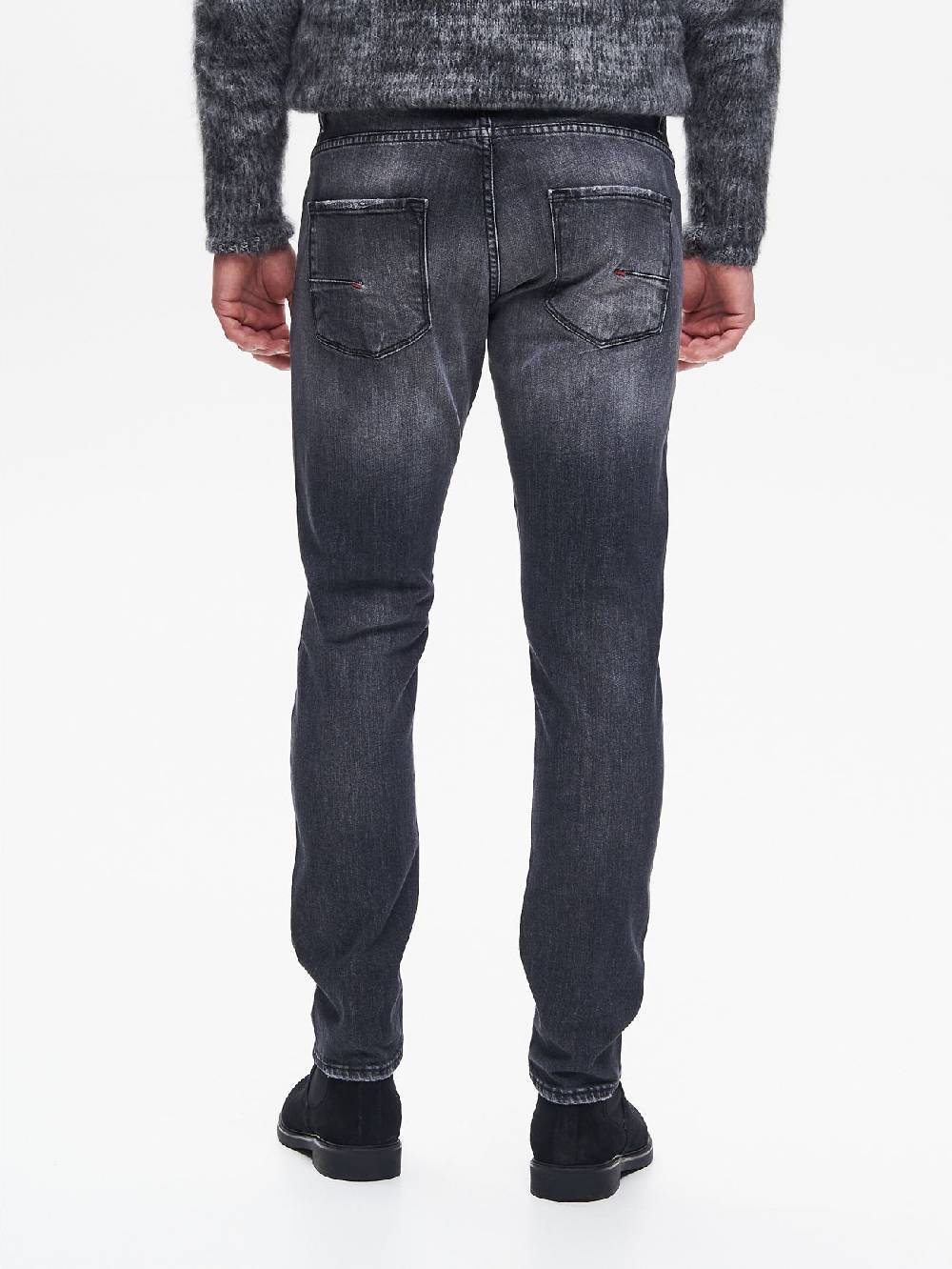 Rinascimento Jeans Regular-Fit Uomo Nero QB24 Prezzo Ridotto