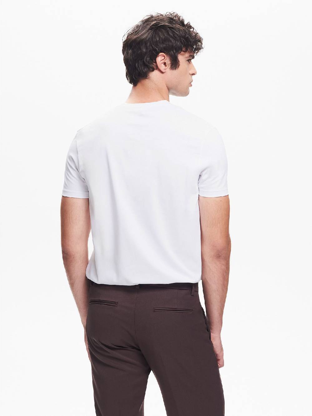 Rinascimento T-shirt Girocollo Uomo Bianco QB24 Online