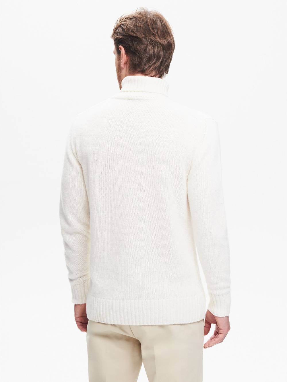 Rinascimento Maglione Dolcevita Uomo con Lavorazione QB24 Outlet
