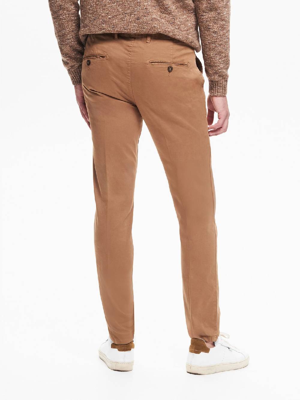Rinascimento Pantaloni Uomo Chinos Basic Cammello QB24 Saldi