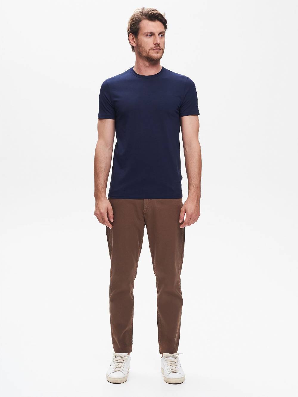 Rinascimento T-shirt Girocollo Uomo Blu QB24 Saldi Di Fabbrica