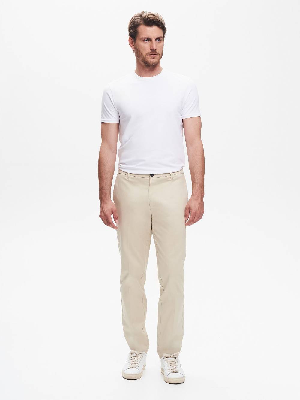 Rinascimento Pantaloni Regular-Fit Uomo in Gabardina QB24 In Saldo