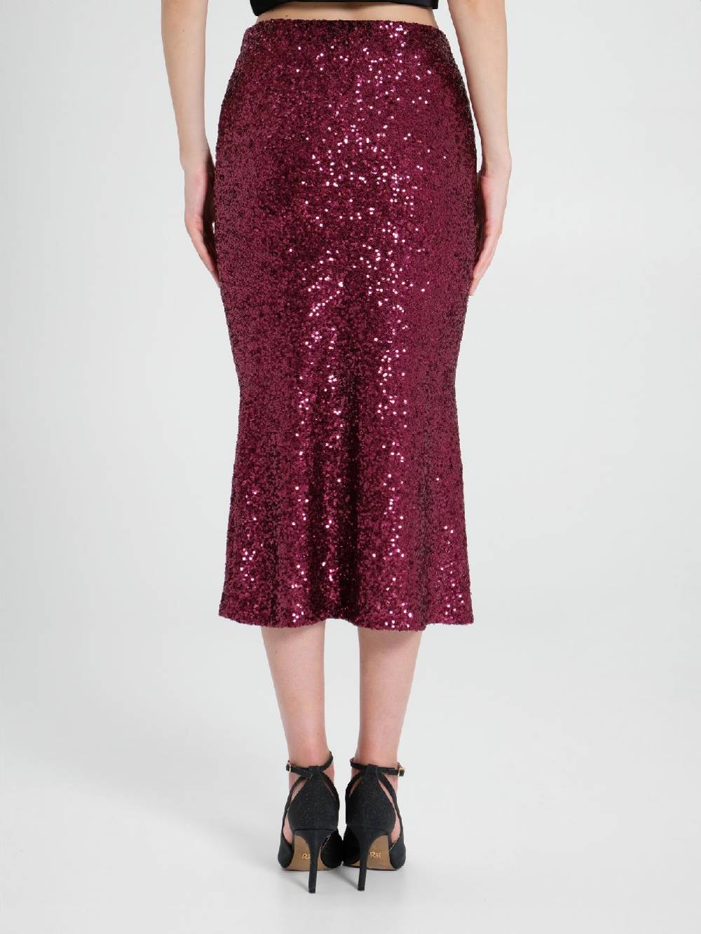 Rinascimento Gonna Longuette in Paillettes Hotsell