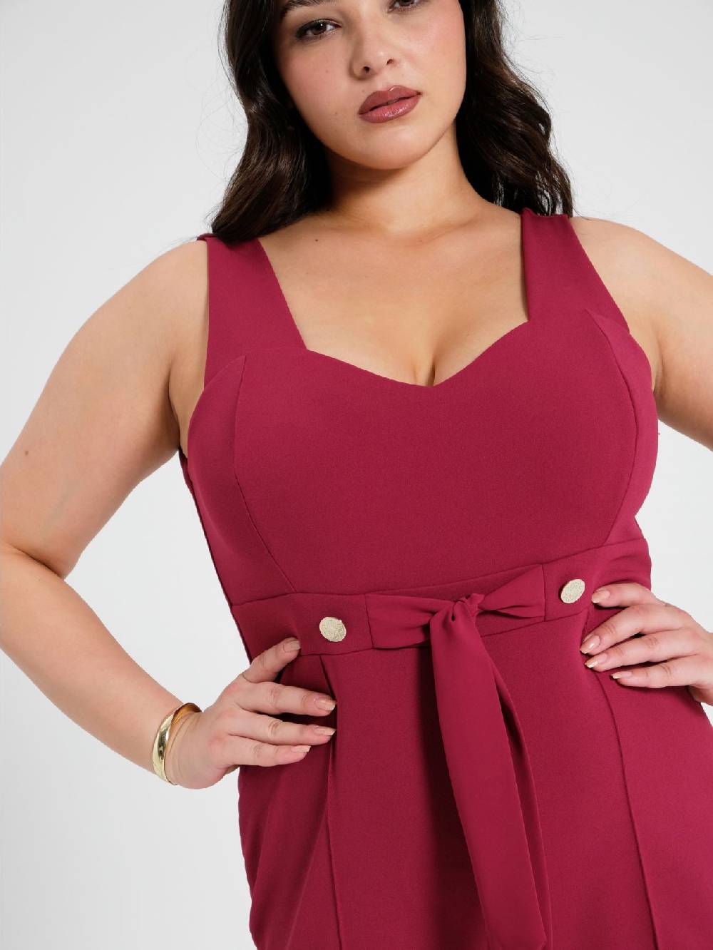 Rinascimento Tuta Curvy Bordeaux Novità