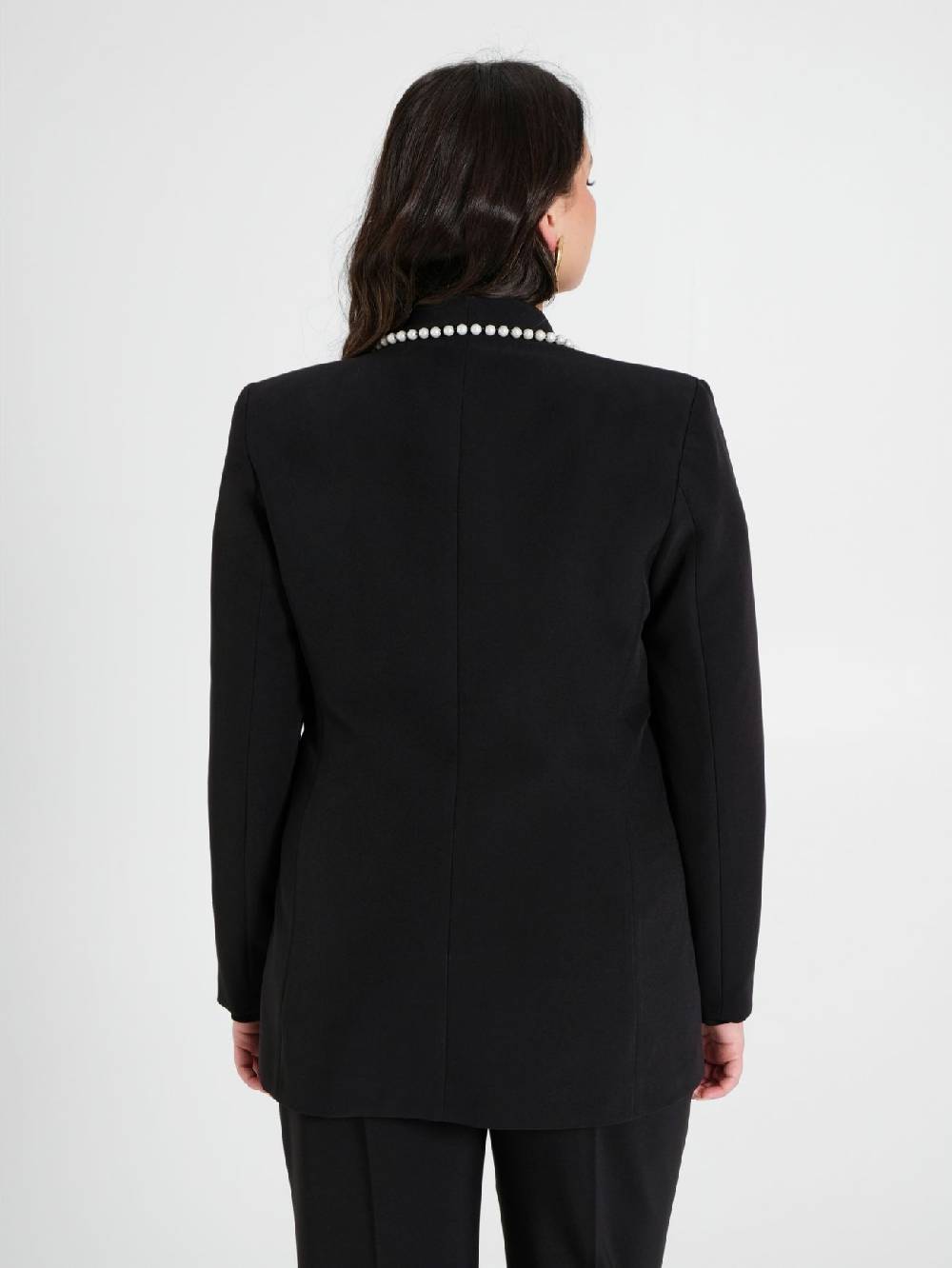 Rinascimento Giacca Curvy Perle Presa