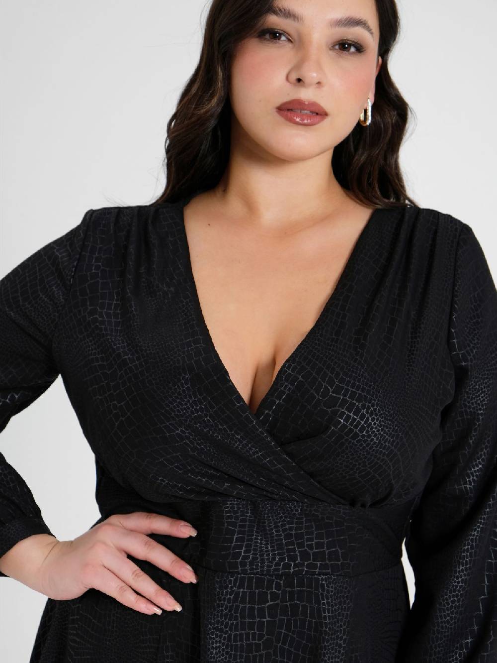 Rinascimento Abito Curvy stampa Cocco Economico