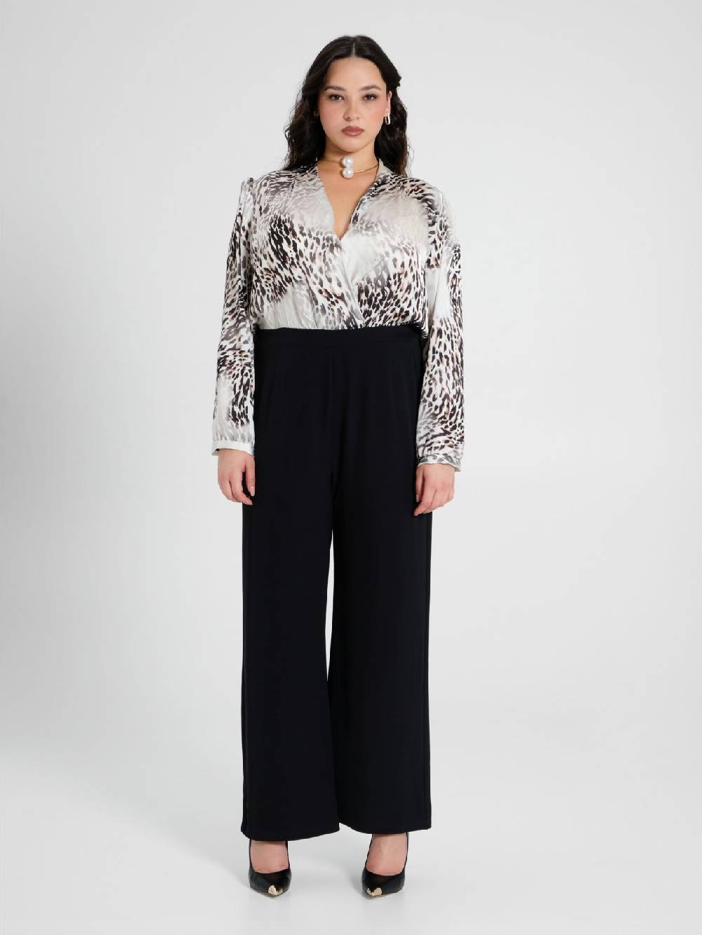 Rinascimento Tuta Curvy Animalier In Saldo