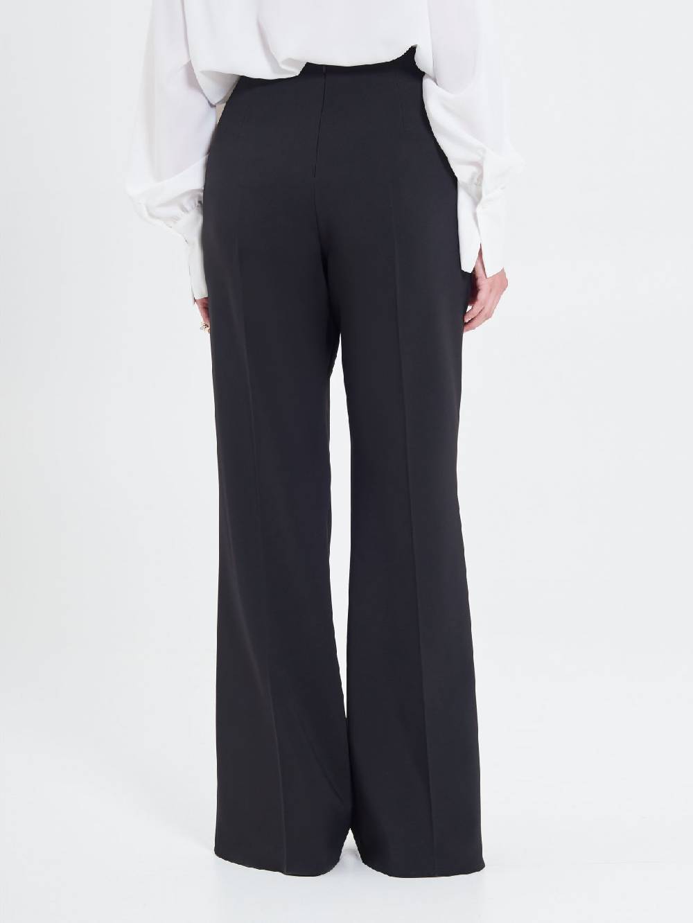 Rinascimento Pantaloni Curvy Fibbia Geometrica Nuova