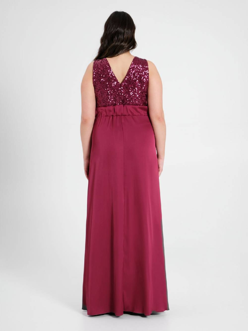 Rinascimento Abito Curvy Paillettes e Raso 2025