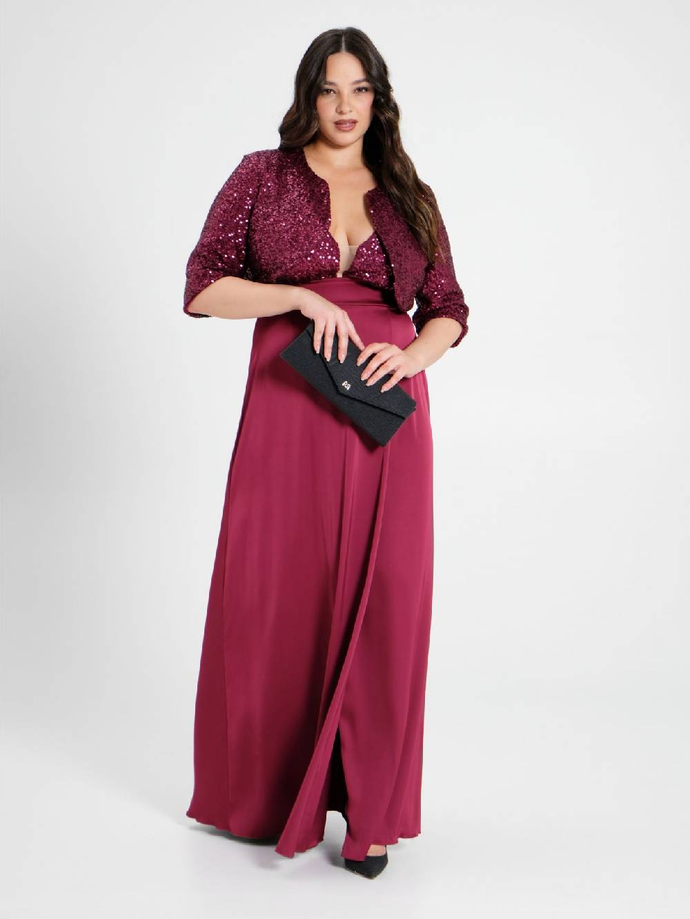 Rinascimento Coprispalle Curvy in Paillettes Vendita