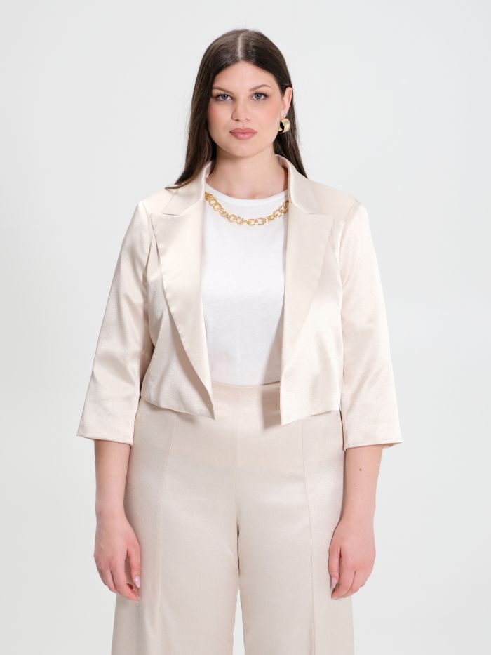 Rinascimento Giacca Curvy in Envers Satin Promozione