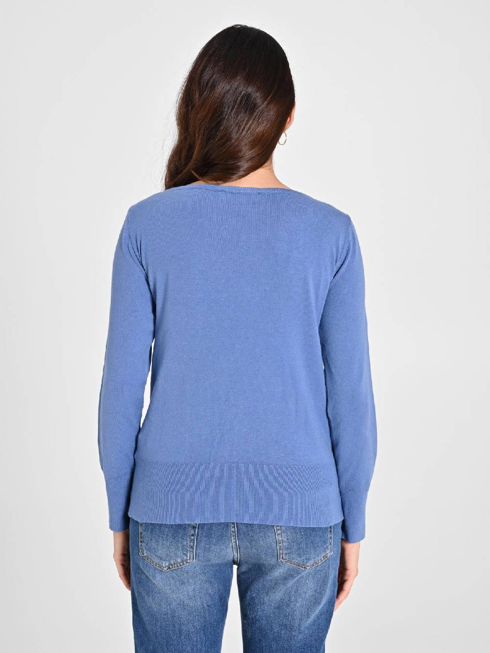 Rinascimento Maglioncino Blu Avio Ecotec® Vendita Calda