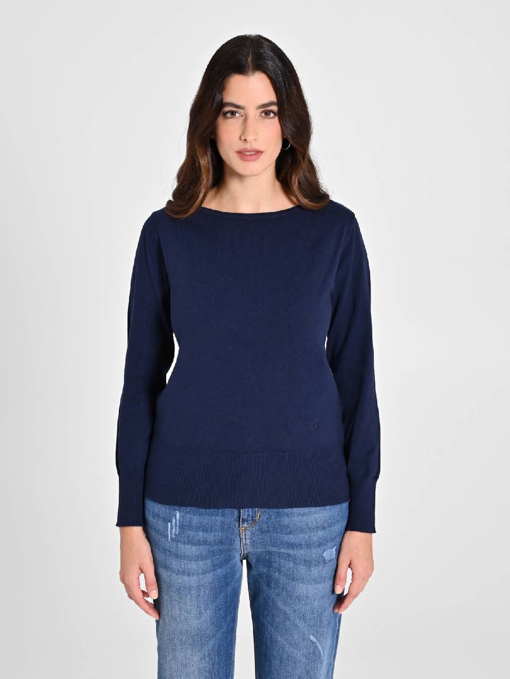 Rinascimento Maglioncino Blu Navy Ecotec® Vendite Flash