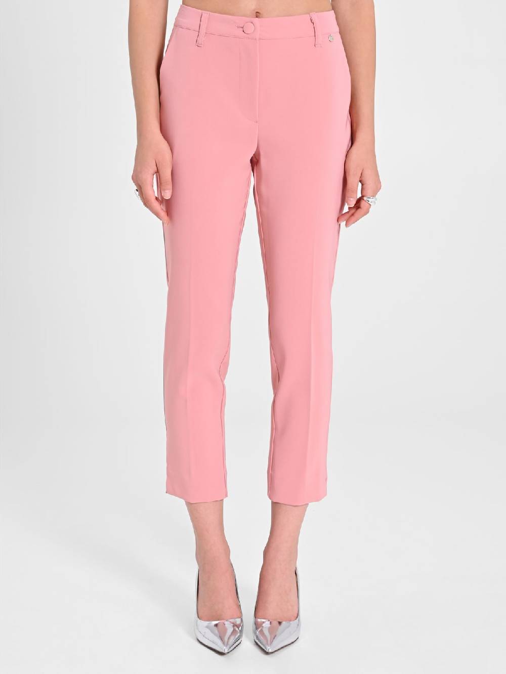 Rinascimento Pantaloni Skinny Rosa Pezzi Unici