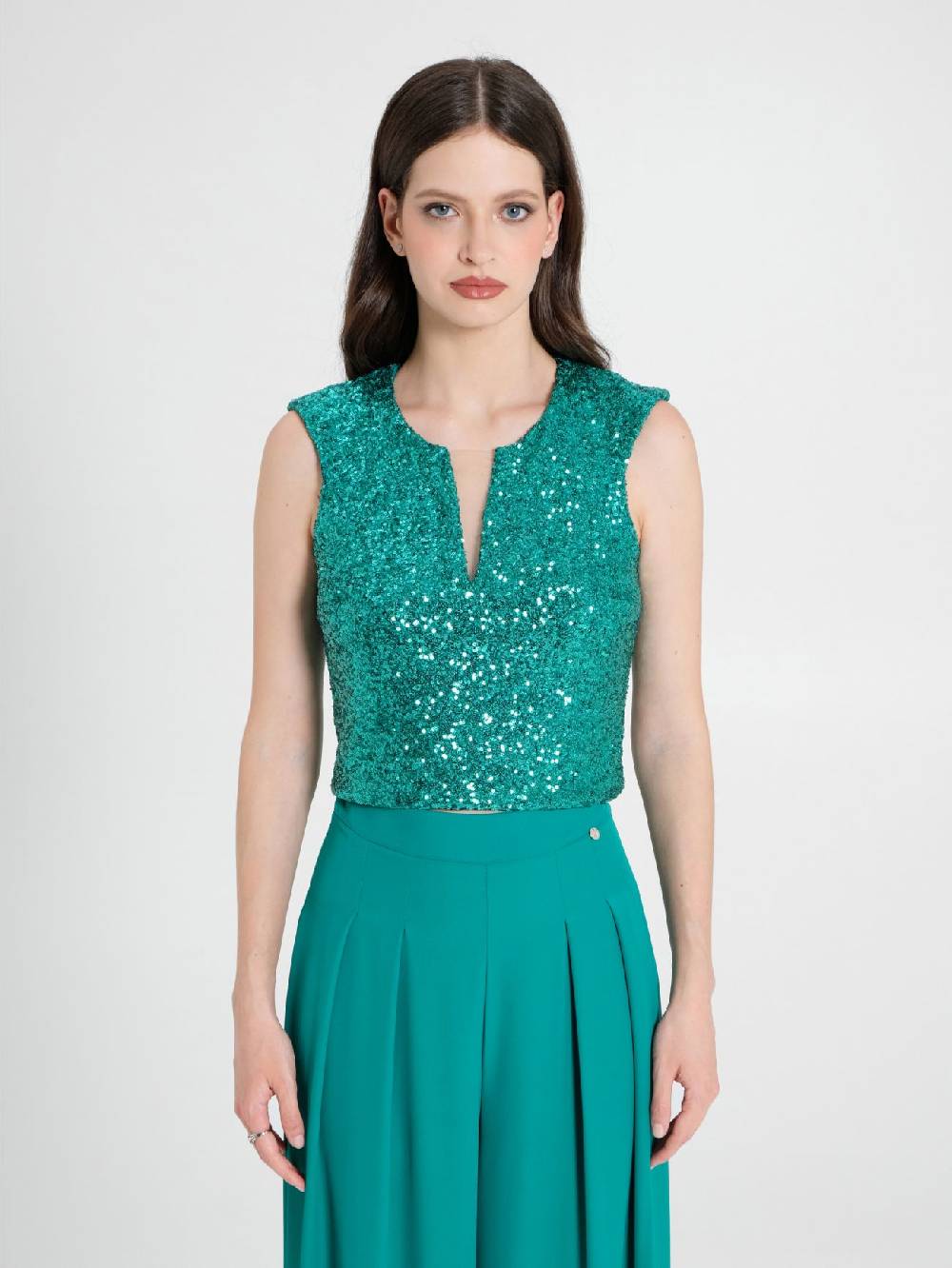 Rinascimento Top Paillettes Convenienza
