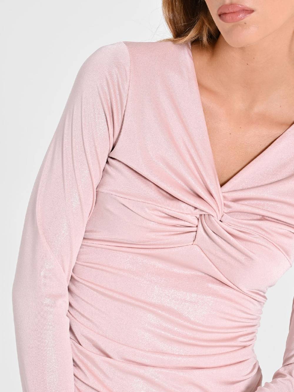 Rinascimento Abito Nodo Rosa Donna In Vendita