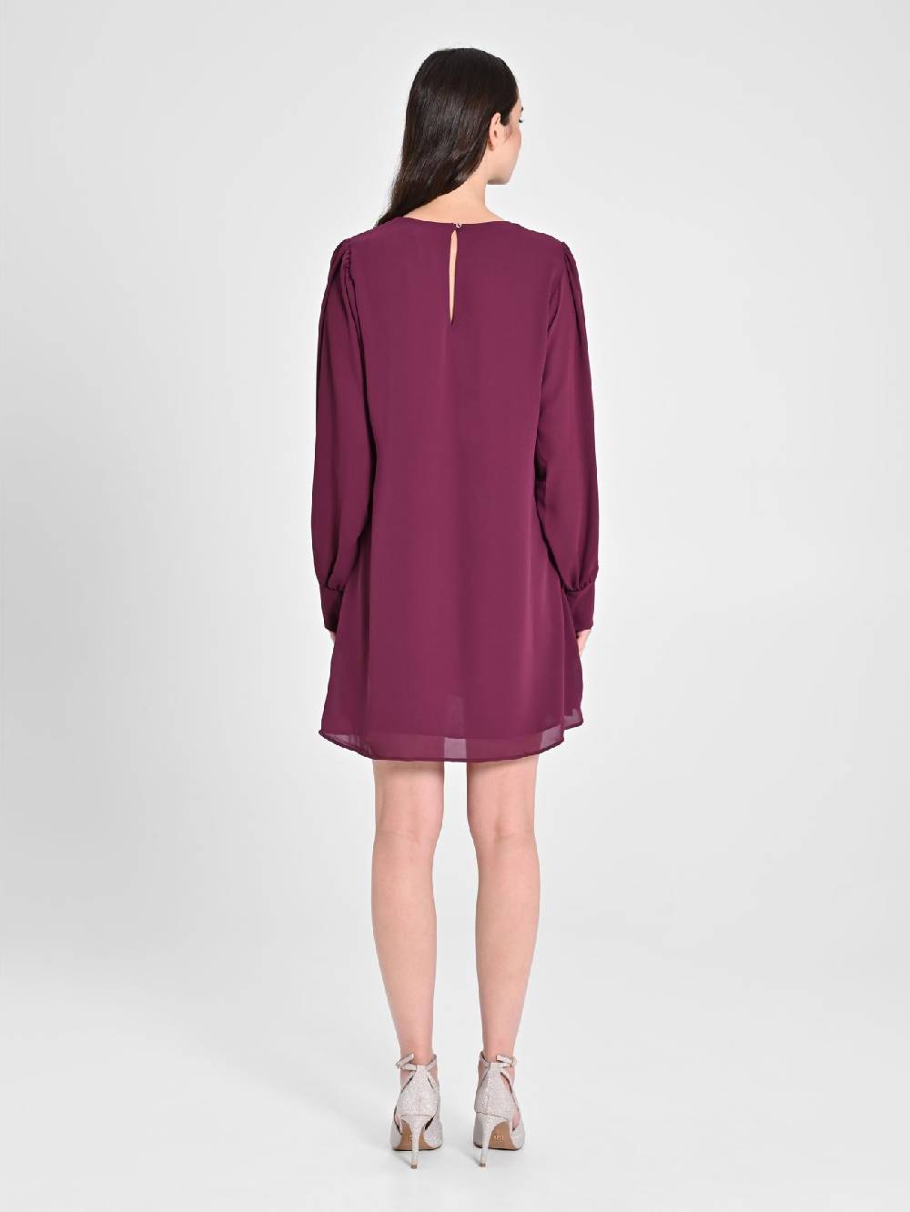 Rinascimento Abito "A Line" Bordeaux Saldi