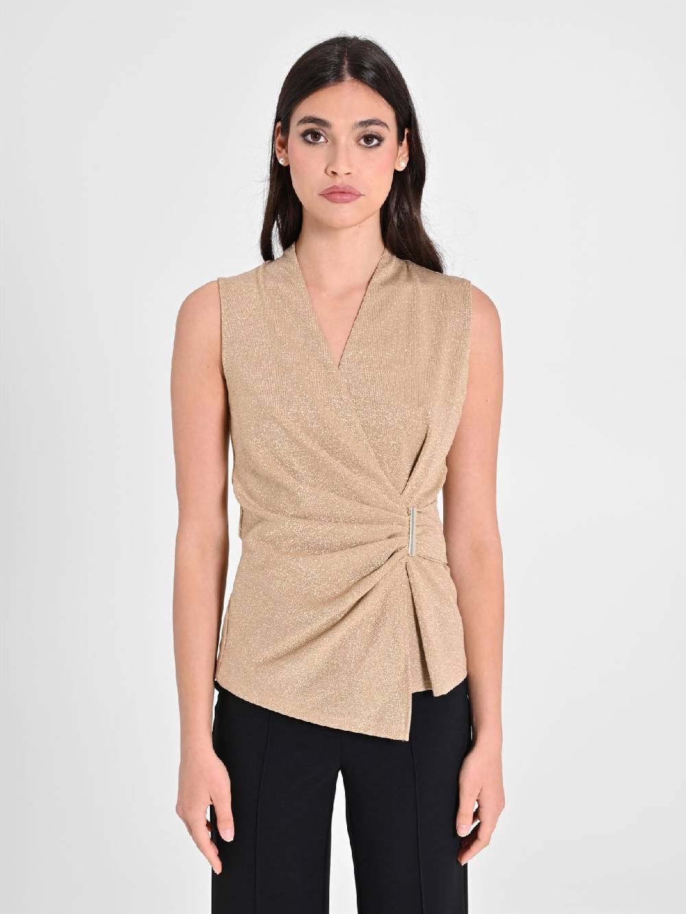 Rinascimento Top in Lurex Oro Novità