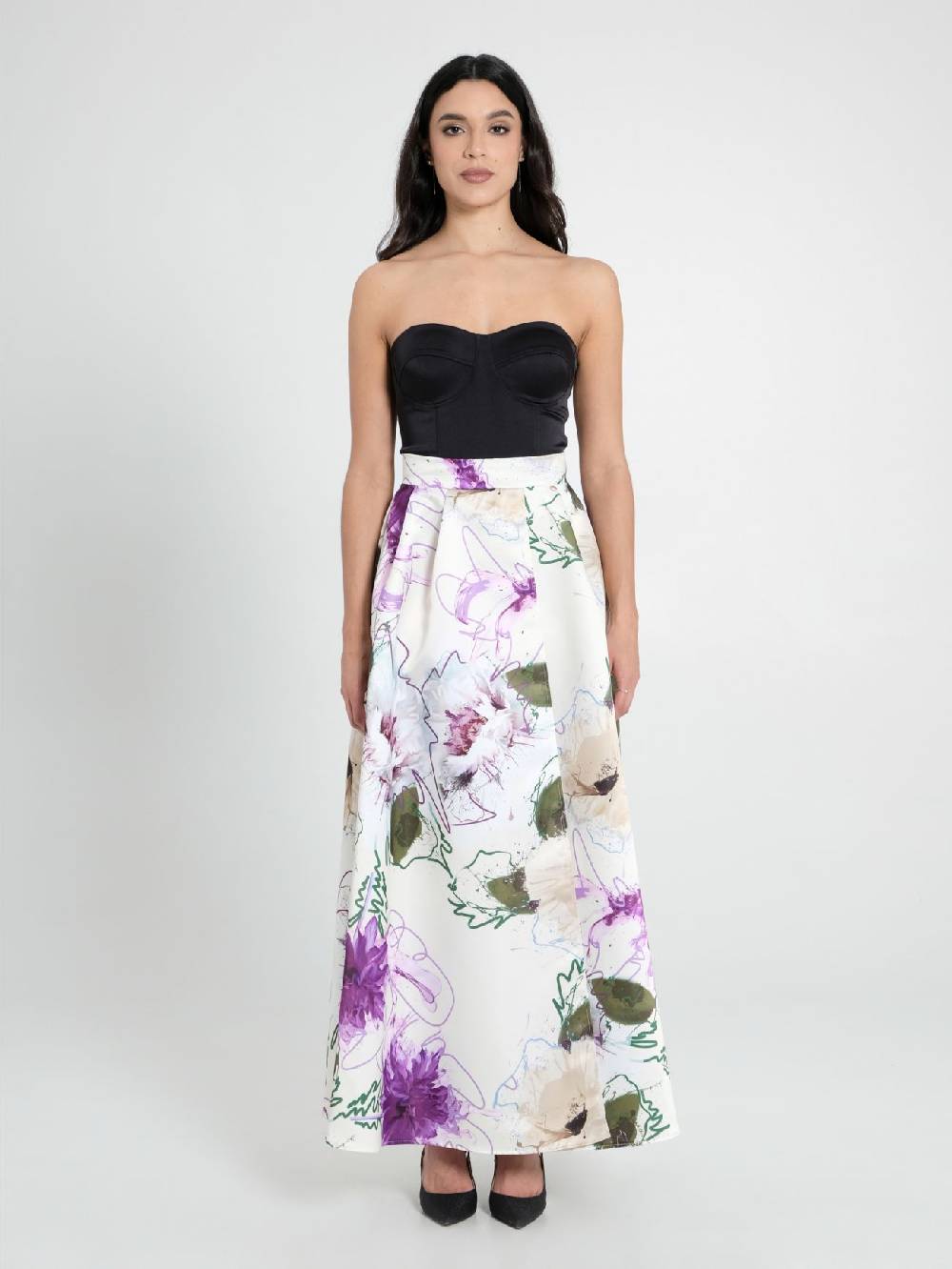 Rinascimento Maxi Gonna stampa Floreale Fino Al -60%