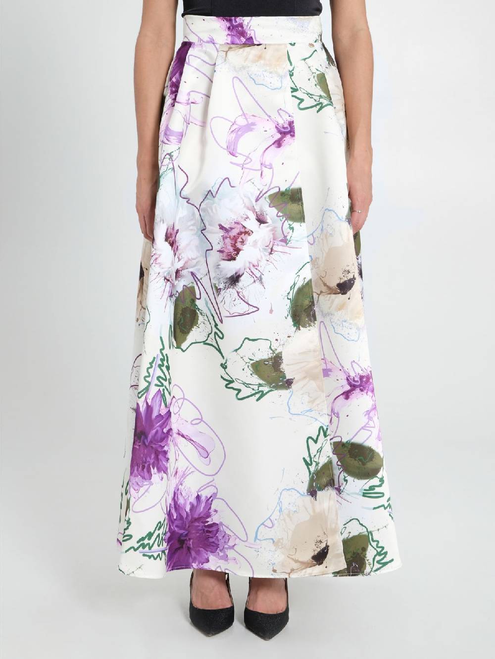 Rinascimento Maxi Gonna stampa Floreale Fino Al -60%