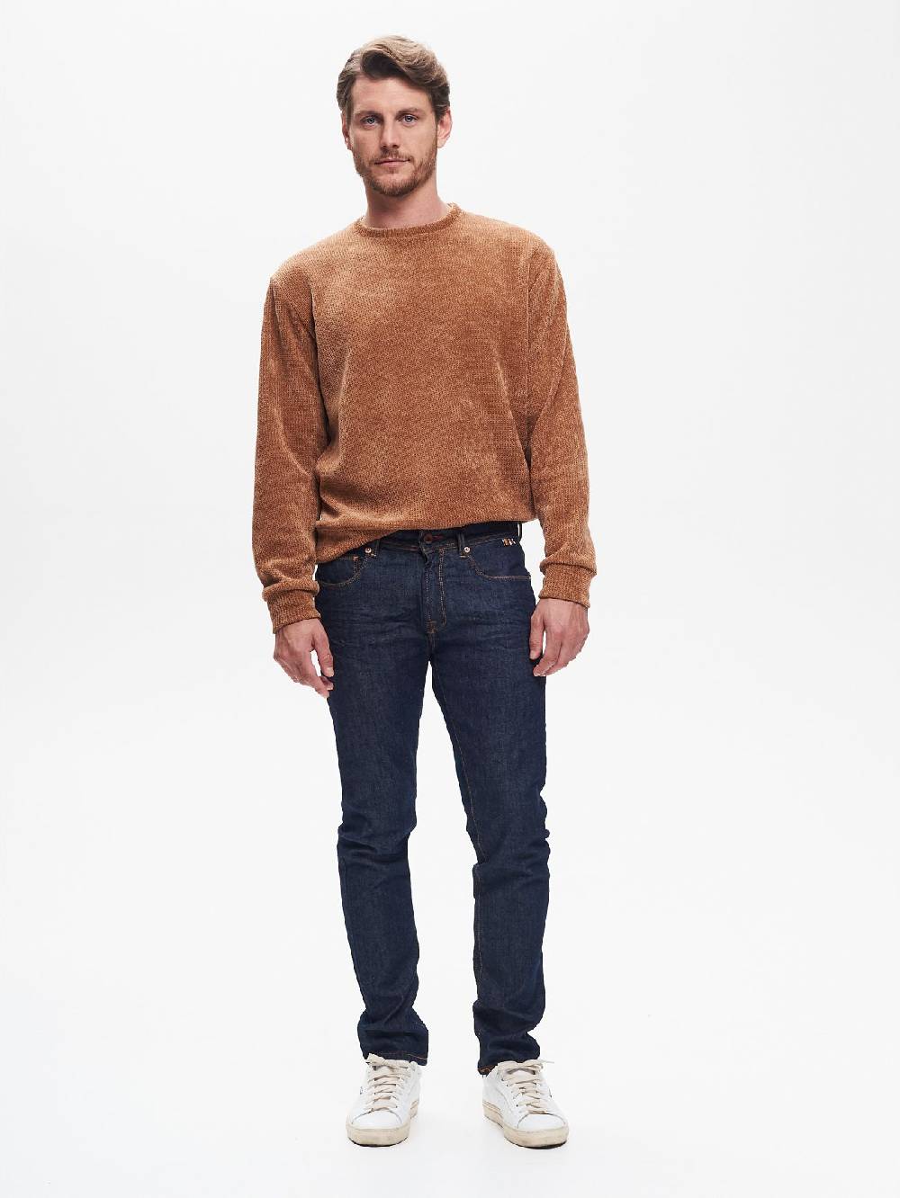 Rinascimento Jeans Slim-Fit Uomo Raw Blu QB24 Presa
