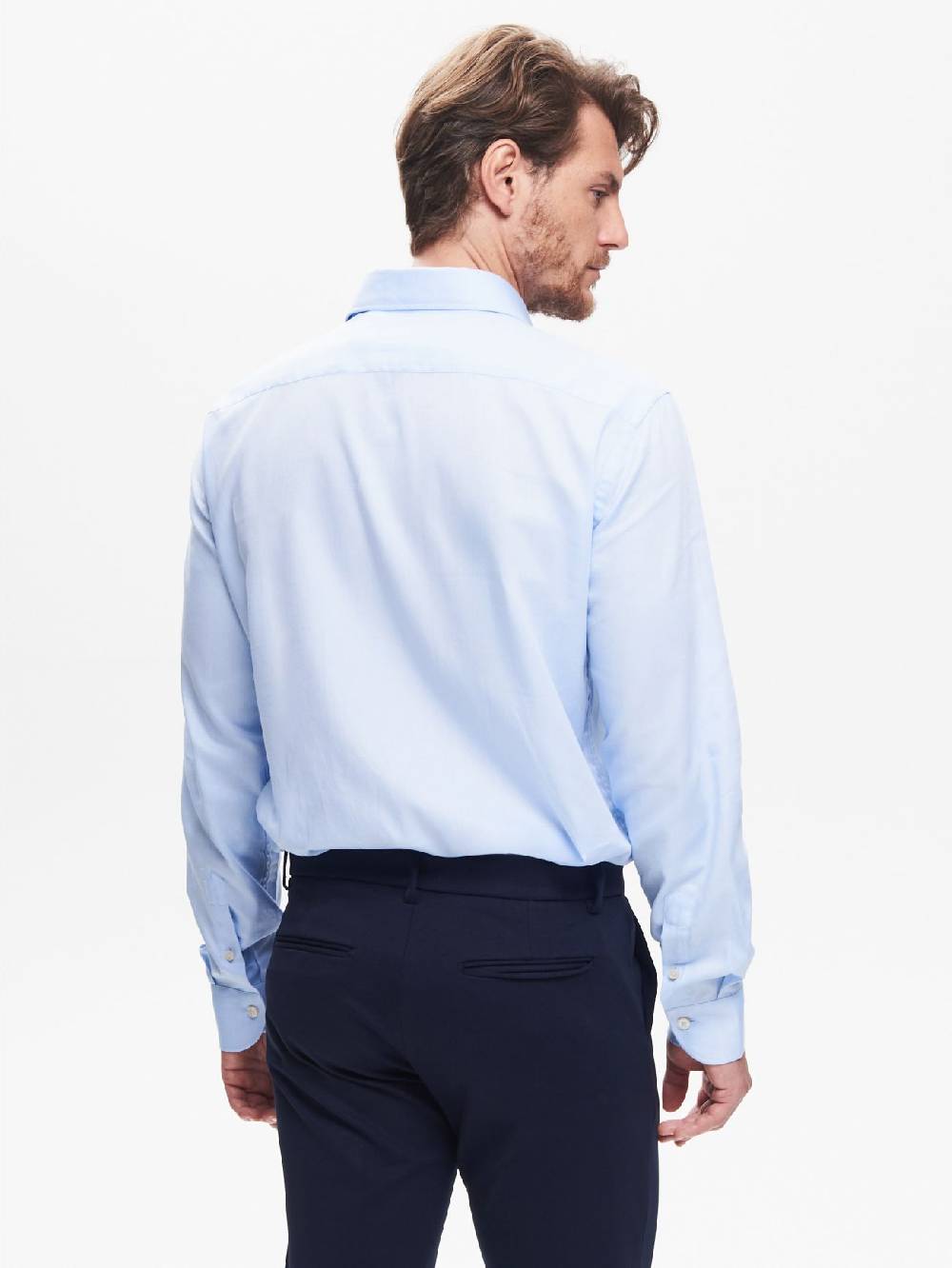 Rinascimento Camicia Classica Uomo Collo alla Francese QB24 Outlet