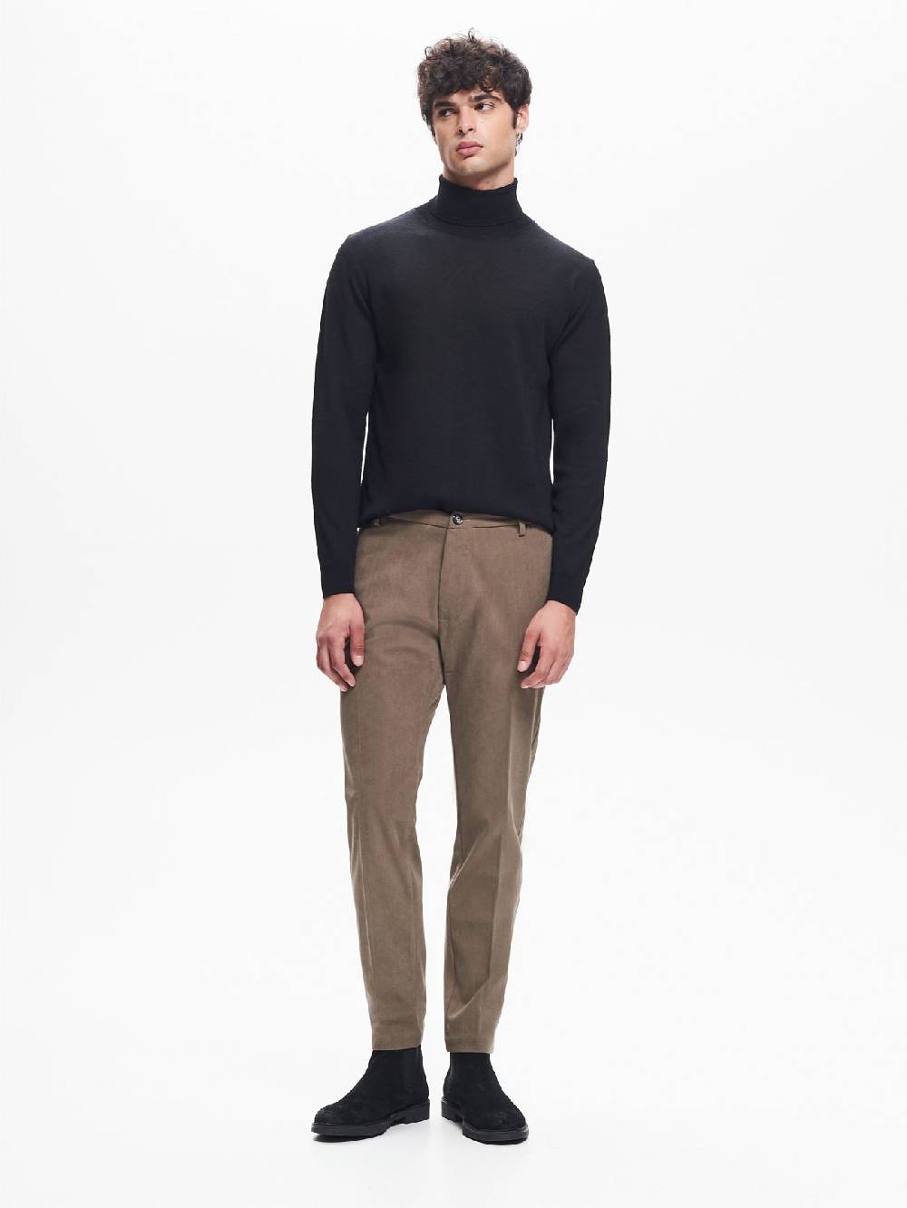 Rinascimento Pantaloni Regular-Fit Uomo Velluto QB24 Negozio