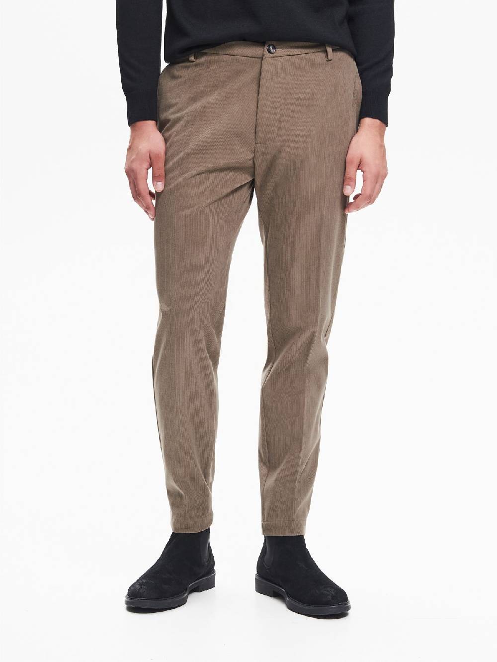 Rinascimento Pantaloni Regular-Fit Uomo Velluto QB24 Negozio