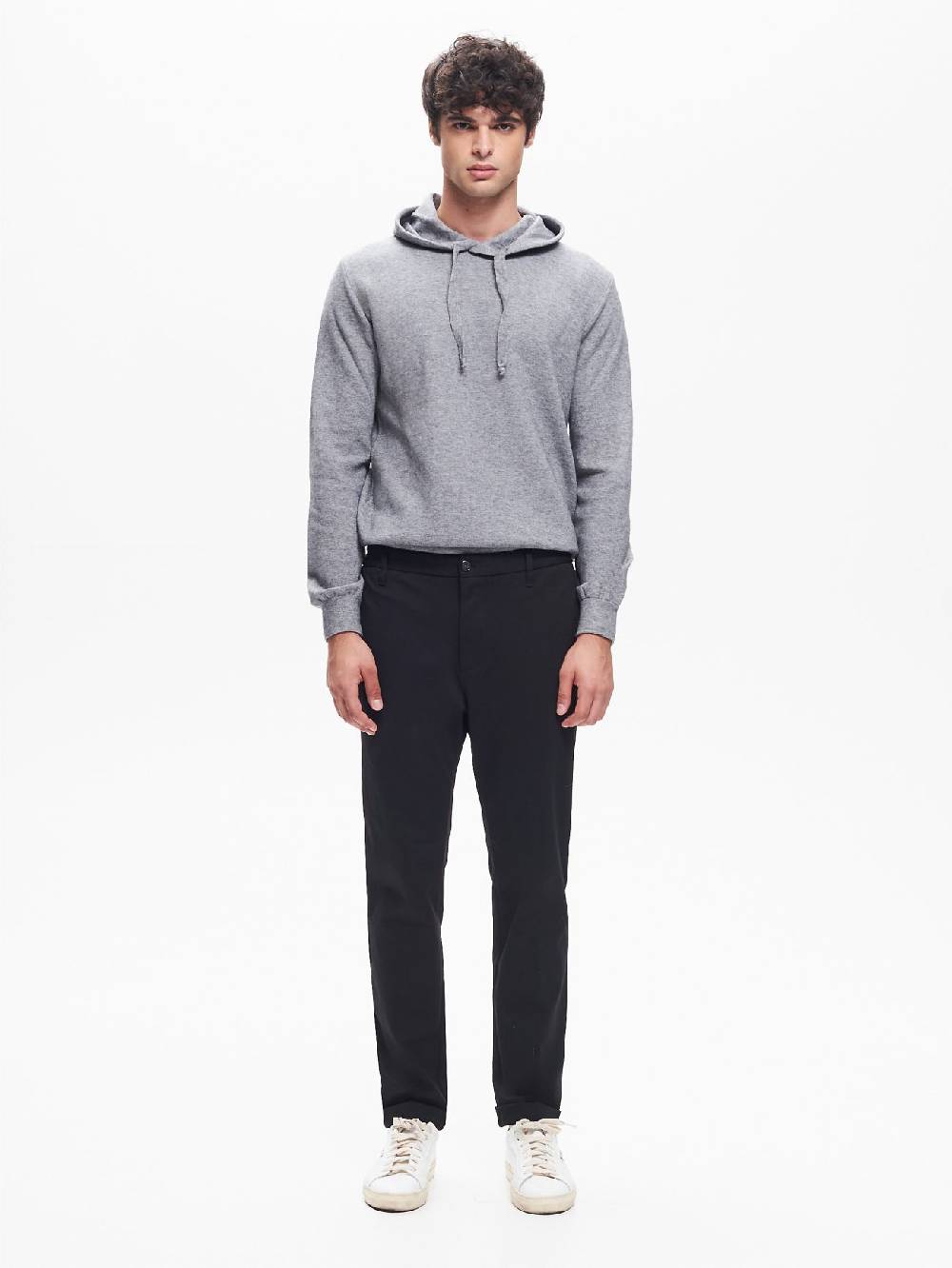 Rinascimento Pantaloni Uomo Punto Milano Nero QB24 Italy