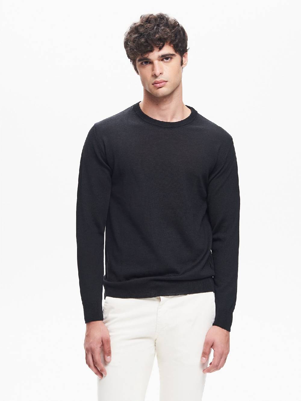 Rinascimento Maglia Girocollo Uomo Basic Nero QB24 2025