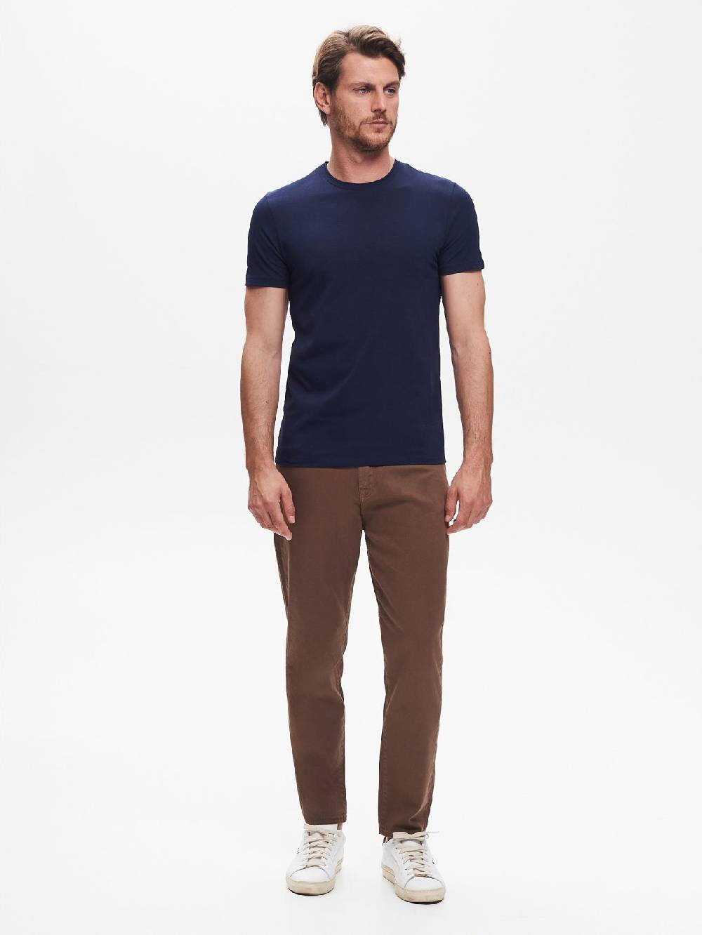 Rinascimento Jeans Baggy-Fit Uomo Bull Fango QB24 In Linea