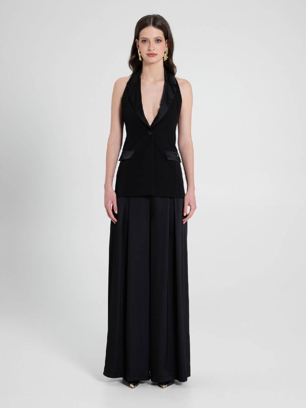 Rinascimento Gilet con dettagli in Raso Moda