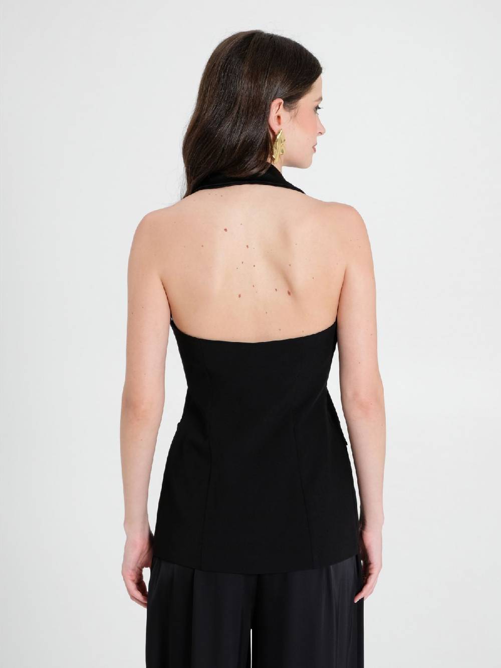 Rinascimento Gilet con dettagli in Raso Moda