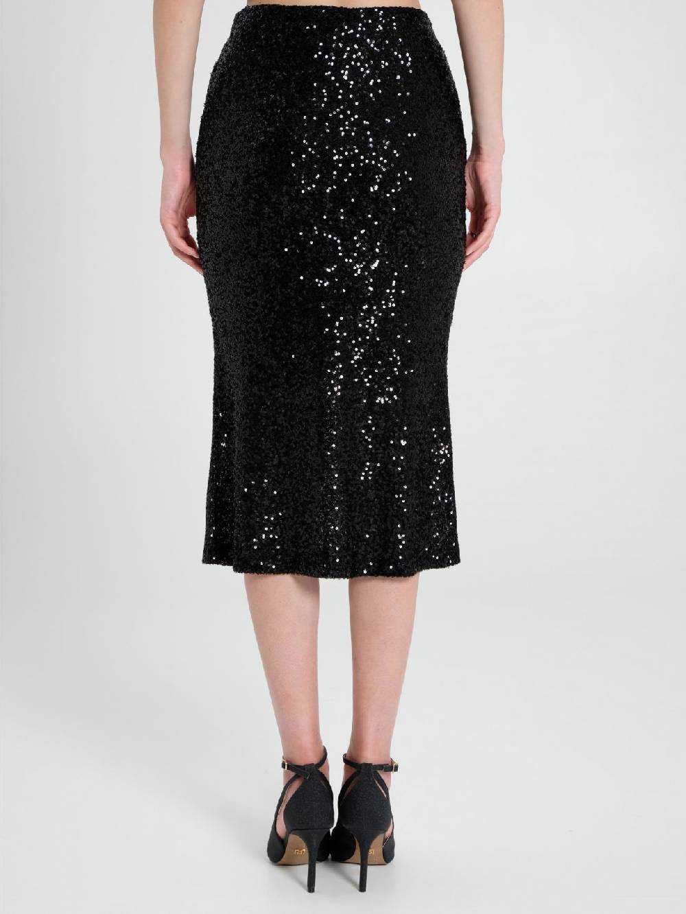 Rinascimento Gonna Longuette in Paillettes Nuovo