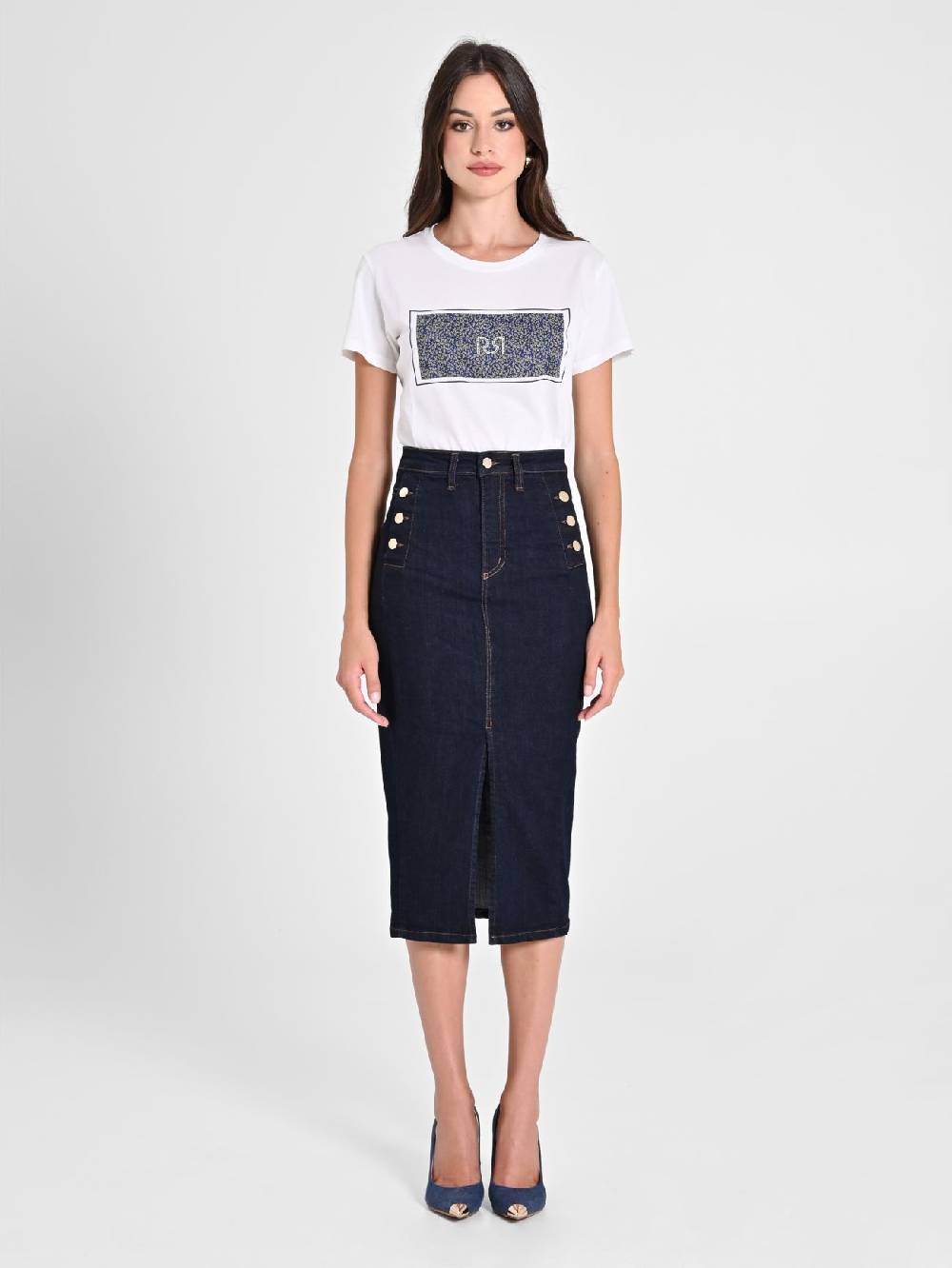 Rinascimento Gonna in Jeans Qualità Garantita