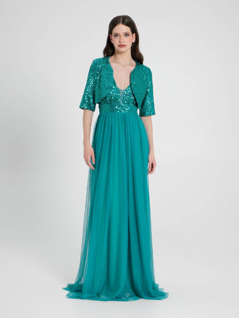 Rinascimento Coprispalle Aperto in Paillettes Shopping Online