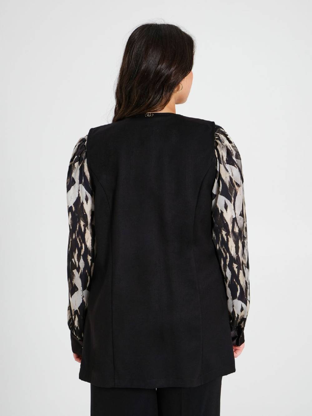 Rinascimento Gilet Curvy Nero Negozio